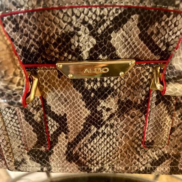 Faux Python Mini Handbag - Picture 6 of 9